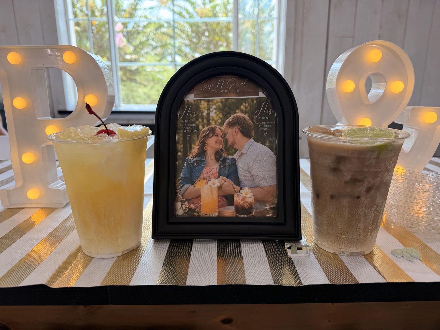 Custom “His & Hers” signature sodas